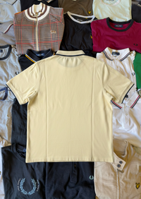 Fred Perry Polo | Gelb | Gr. XL ( Slim Fit )