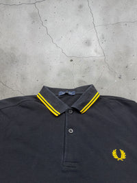 Fred Perry Polo | Schwarz / Gelb | Gr. M