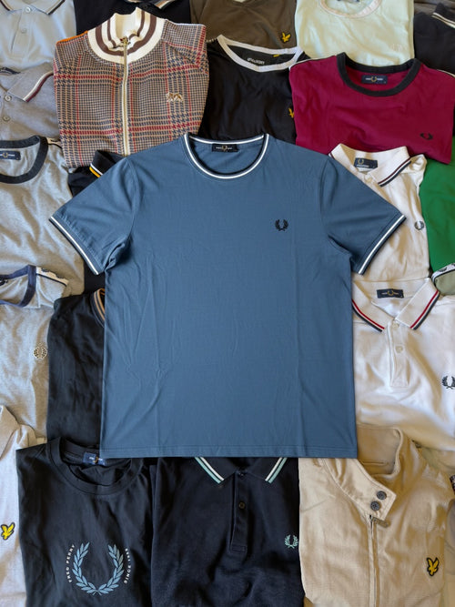 Fred Perry T-shirt | Blau | Gr. L