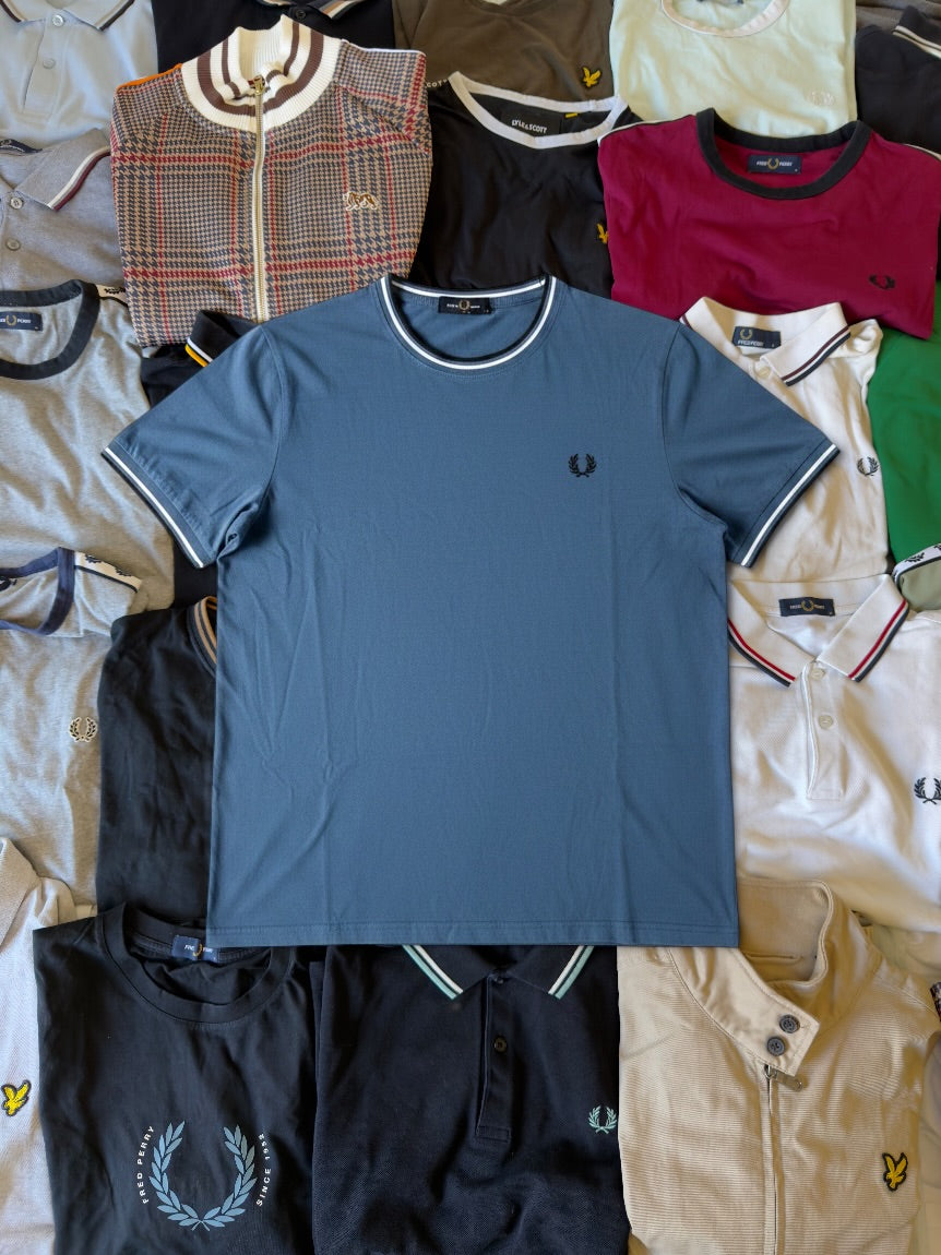 Fred Perry T-shirt | Blau | Gr. L