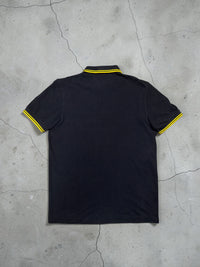Fred Perry Polo | Schwarz / Gelb | Gr. M