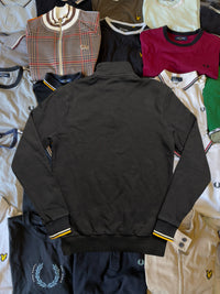 Fred Perry Quarterzip | Schwarz | Gr. S