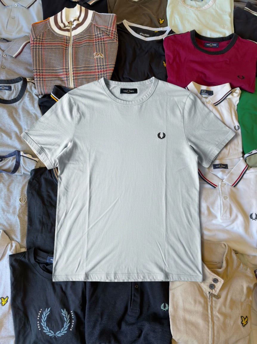 Fred Perry T-shirt | Babyblau | Gr. L