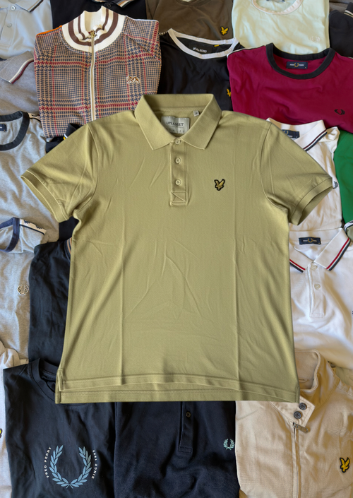 Lyle & Scott Polo | Kräutergrün | Gr. M