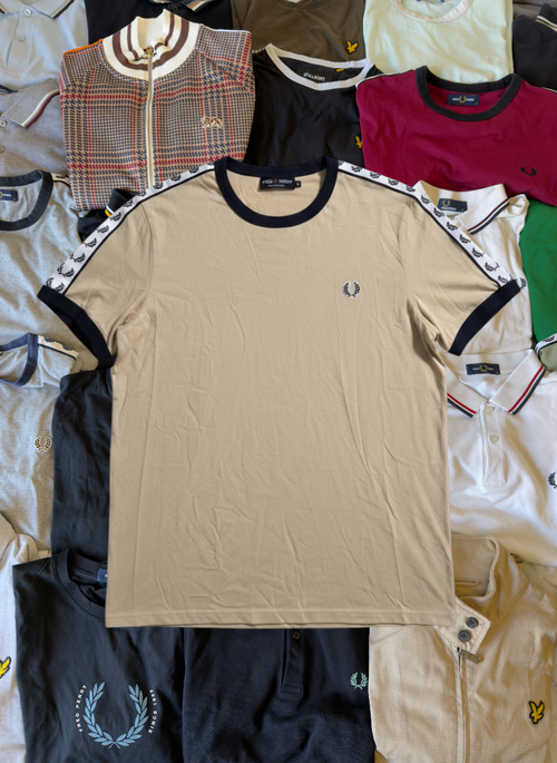 Fred Perry T-shirt | Beige | Gr. M