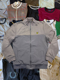 Lyle & Scott Zipper | Beige / Grau | Gr. L