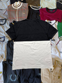 Fred Perry T-shirt | Schwarz / Blau | Gr. L