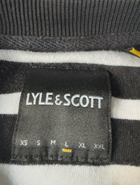 Lyle & Scott Langarm Shirt | Schwarz-Weiß | Gr. L