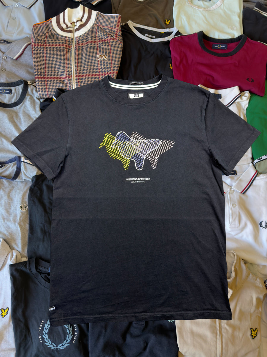 Weekend Offender T-shirt | Schwarz | Gr. S