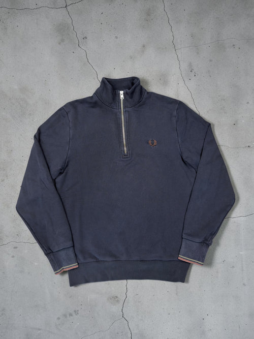 Fred Perry Quarterzip | Marineblau | Gr. S