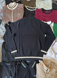 Fred Perry Sweater | Schwarz | Gr. M