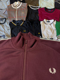Fred Perry Sportjacke | Weinrot | Gr. L