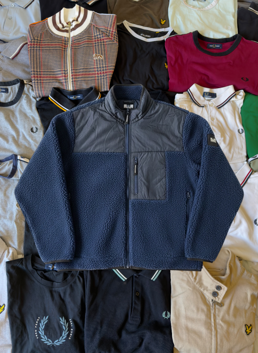 Weekend Offender Fleecejacke | Marineblau | Gr. XXL