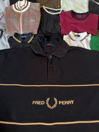 Fred Perry Polo | Schwarz | Gr. L