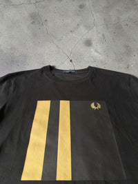 Fred Perry T-shirt | Schwarz / Gold | Gr. M
