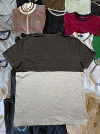 Fred Perry T-shirt | Schwarz / Grau | Gr. L