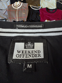 Weekend Offender T-shirt | Schwarz | Gr. M