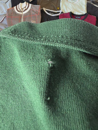 Fred Perry Langarm Shirt | Grün | Gr. M