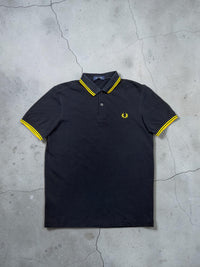 Fred Perry Polo | Schwarz / Gelb | Gr. M