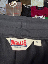 Lonsdale Jogginghose | Schwarz | Gr. S