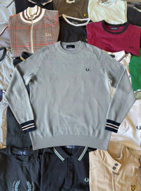 Fred Perry Sweater | Grau | Gr. M
