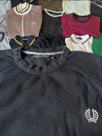 Fred Perry Sweater | Schwarz | Gr. M