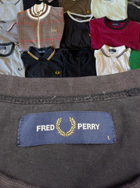 Fred Perry T-shirt | Schwarz / Grau | Gr. L