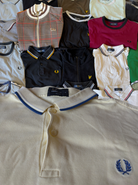 Fred Perry Polo | Gelb | Gr. XL ( Slim Fit )