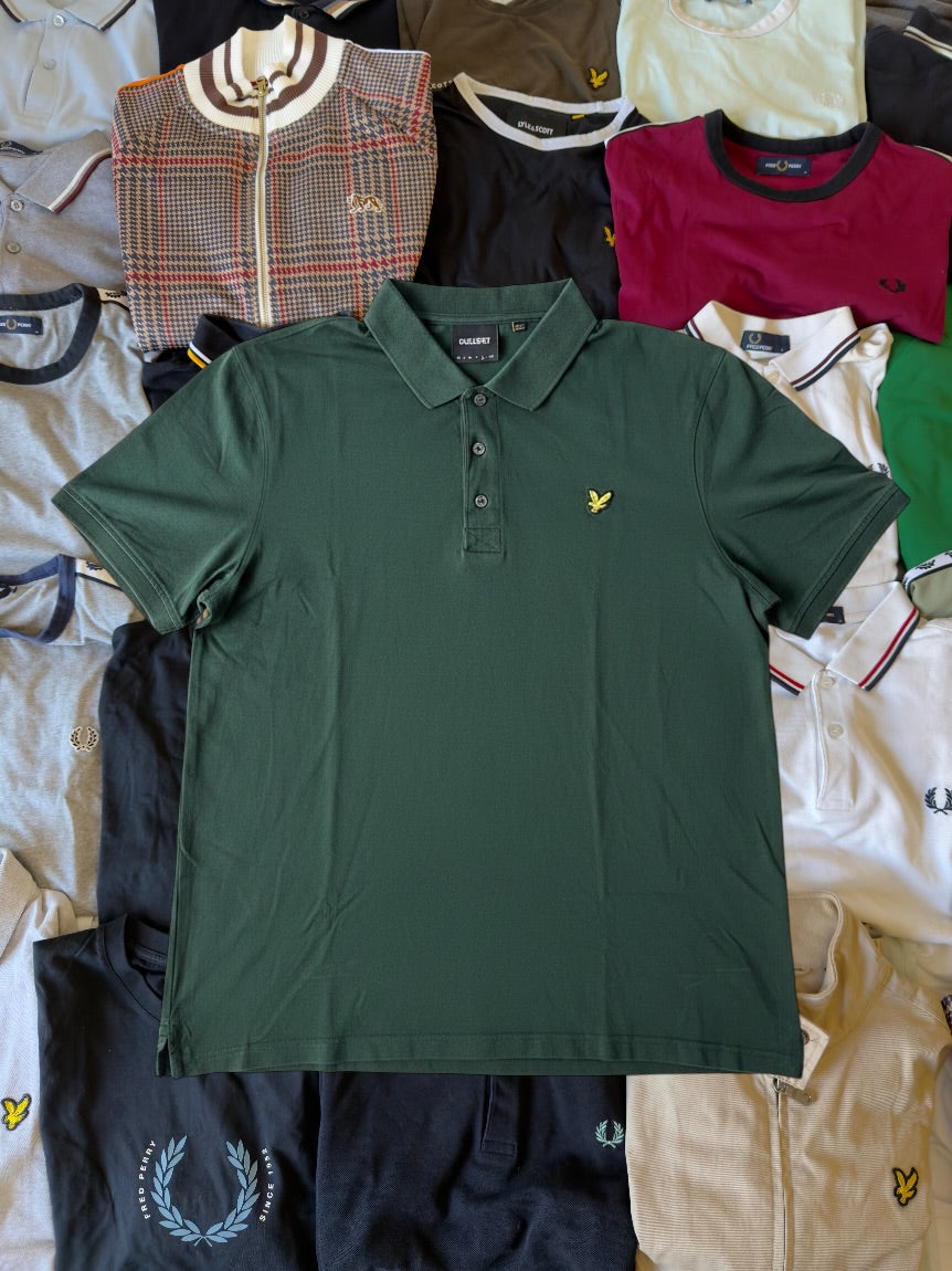 Lyle & Scott Polo | Dunkelgrün | Gr. XL