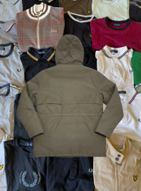 Fred Perry Winterjacke | Olivgrün | Gr. M