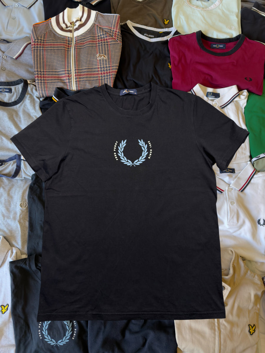 Fred Perry T-shirt | Schwarz | Gr. M