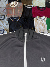 Fred Perry Sportjacke | Schwarz | Gr. M