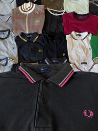 Fred Perry Polo | Schwarz | Gr. L