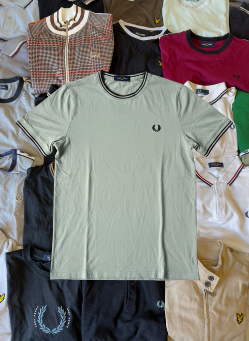 Fred Perry T-shirt | Türkis | Gr. S