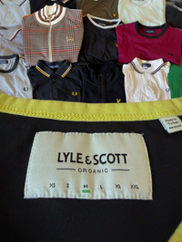 Lyle & Scott T-shirt | Schwarz / Gelb | Gr. M