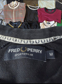 Fred Perry Sweater | Schwarz | Gr. M
