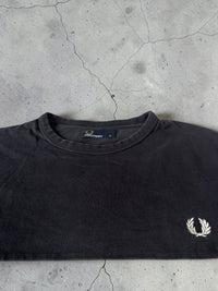 Fred Perry T-shirt | Schwarz / Grün | Gr. M