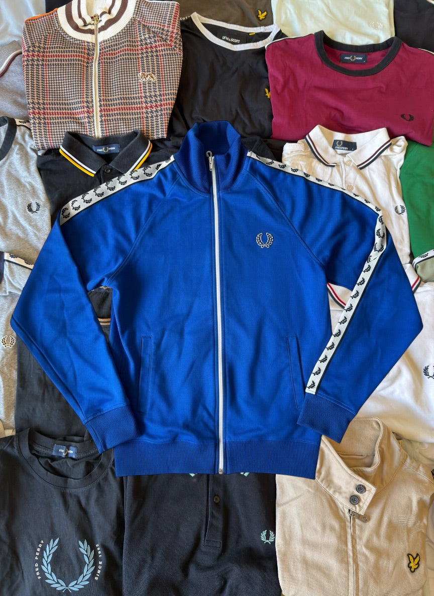 Fred Perry Sportjacke | Schwarz | Gr. XS