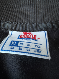 Lonsdale Sportjacke | Schwarz | Gr. XL