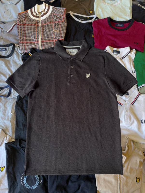 Lyle & Scott Polo | Schwarz | Gr. XS