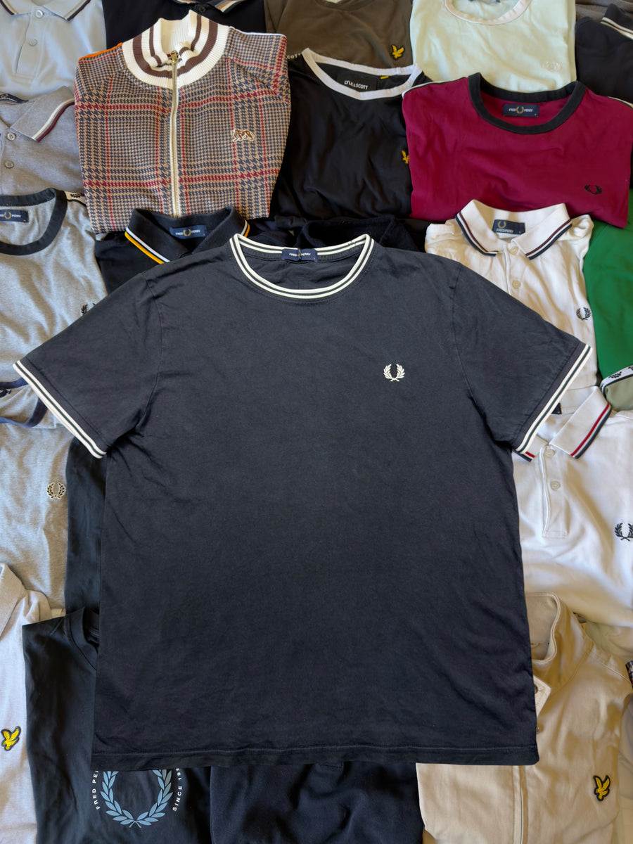 Fred Perry T-shirt | Schwarz | Gr. L
