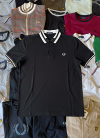 Fred Perry Polo | Schwarz | Gr. L