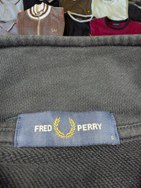 Fred Perry Quarterzip | Schwarz | Gr. S