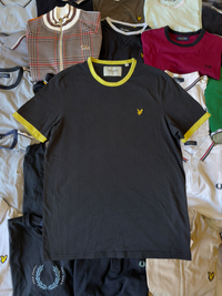 Lyle & Scott T-shirt | Schwarz / Gelb | Gr. M