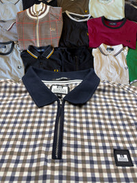 Weekend Offender Polo | Braun / Blau | Gr. M