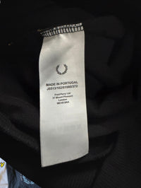 Fred Perry Sportjacke | Schwarz / Weiß | Gr. S