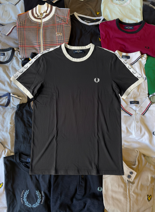 Fred Perry T-shirt | Schwarz | Gr. S