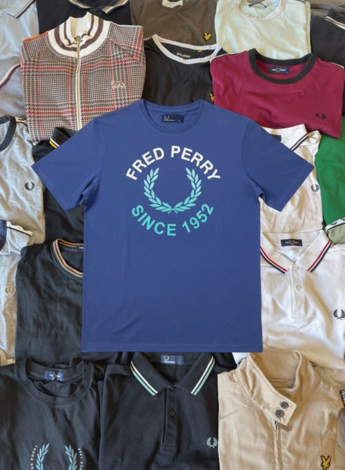Fred Perry T-Shirt | Blau | Gr. S