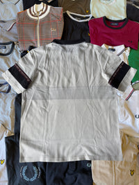 Fred Perry Polo | Weiß / Schwarz | Gr. XL