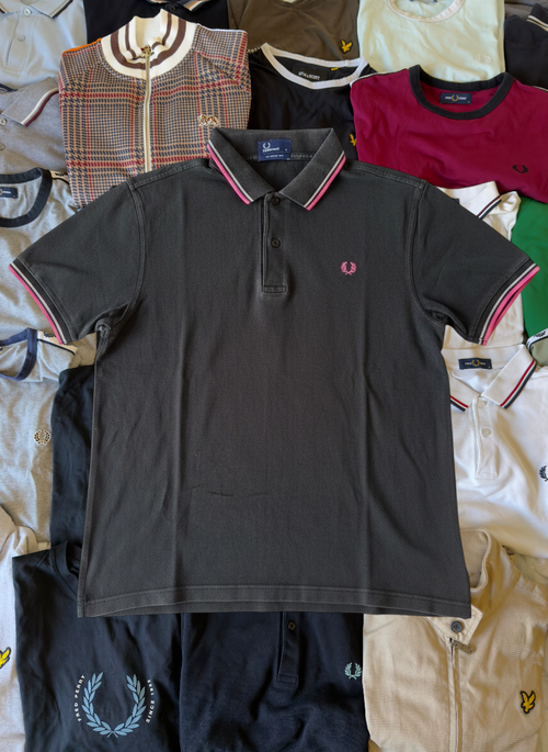 Fred Perry Polo | Schwarz | Gr. L